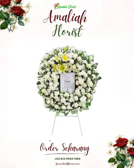 Krans Bunga Duka Girian Weru Satu