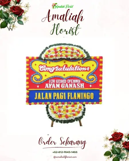 Sewa Papan Bunga Girian Weru Satu